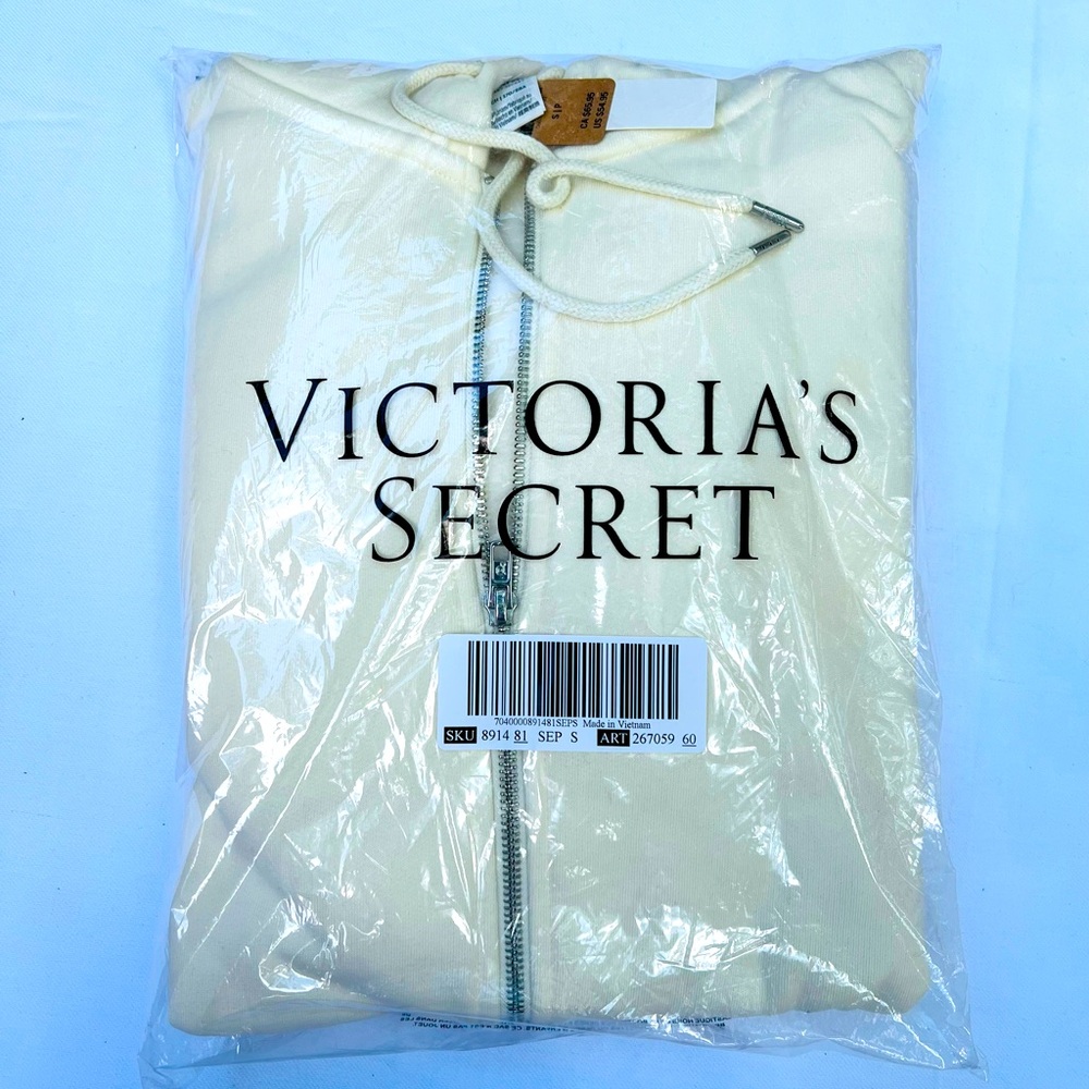 PINK oversized Cream Hoddie